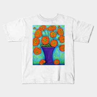 Radiant Ranunculus Kids T-Shirt